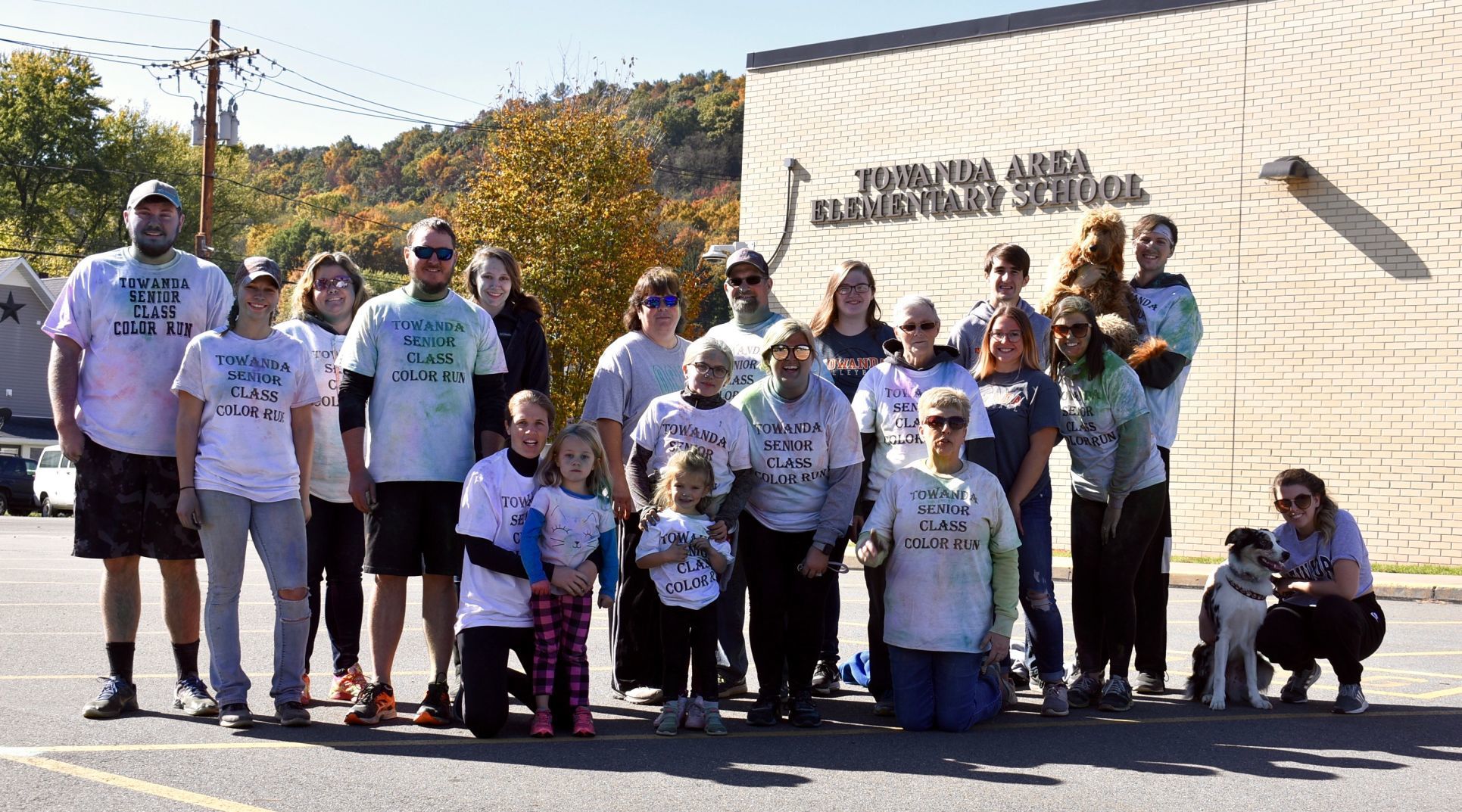 4th annual color run held by Towanda senior class